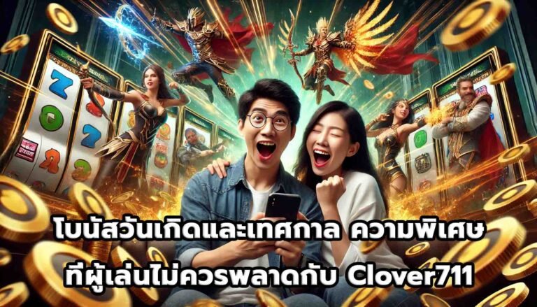 โบนัสวันเกิดและเทศกาล ความพิเศษที่ผู้เล่นไม่ควรพลาดกับ Clover711-12